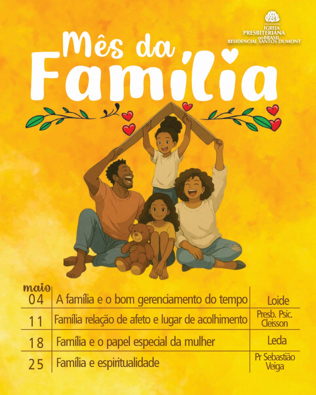 MÊS DA FAMÍLIA (MAIO)